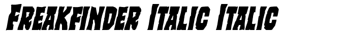 Freakfinder Italic Italic