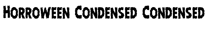 Horroween Condensed Condensed