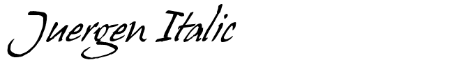 Juergen Italic