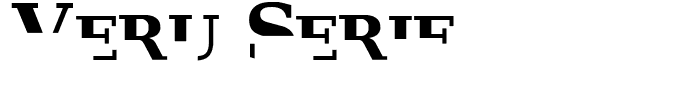 Veru Serif