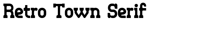 Retro Town Serif