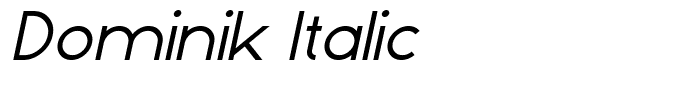 Dominik Italic