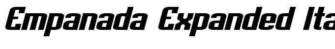 Empanada Expanded Italic