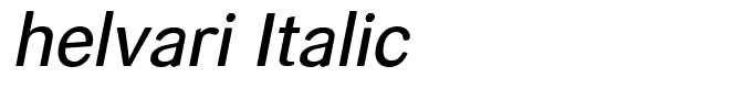 helvari Italic