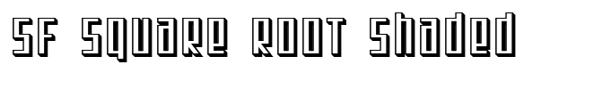 SF Square Root Shaded