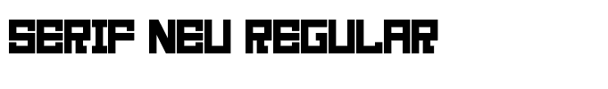 Serif Neu Regular
