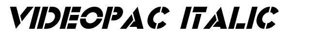 Videopac Italic