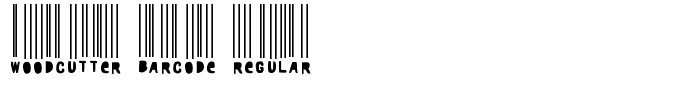 Woodcutter barcode Regular