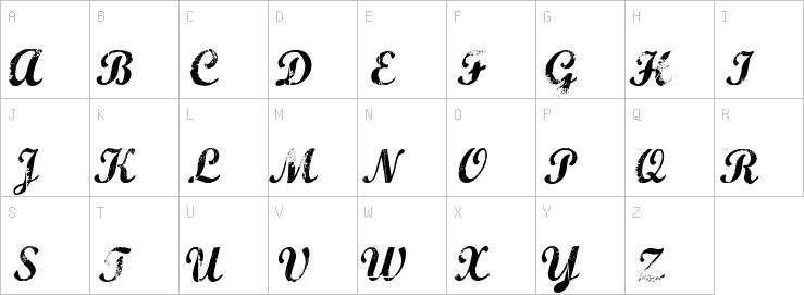 Uppercase characters