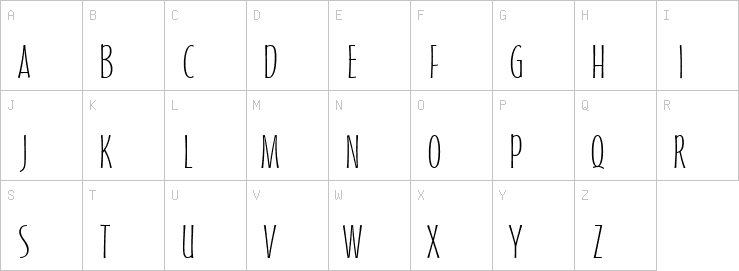 Uppercase characters