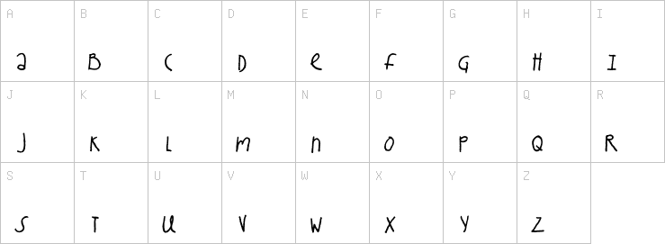 Uppercase characters