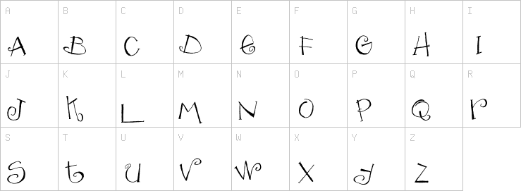 Uppercase characters