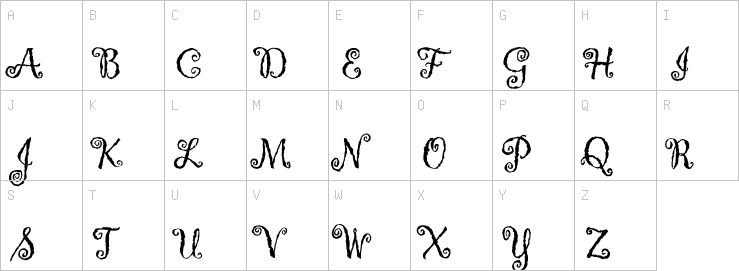 Uppercase characters