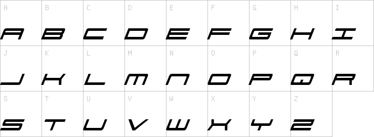 Uppercase characters