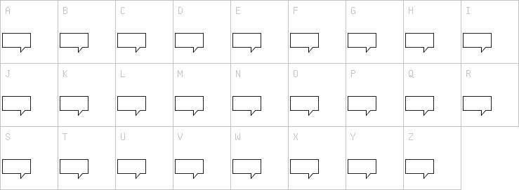 Uppercase characters