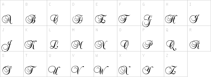 Uppercase characters