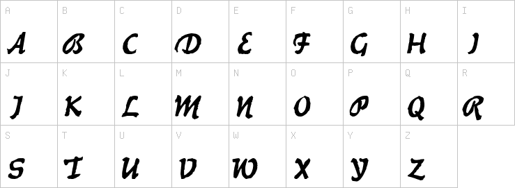 Uppercase characters