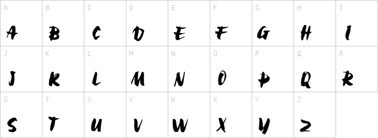 Uppercase characters