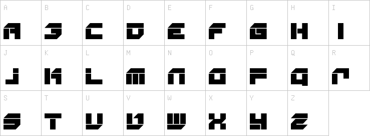 Uppercase characters