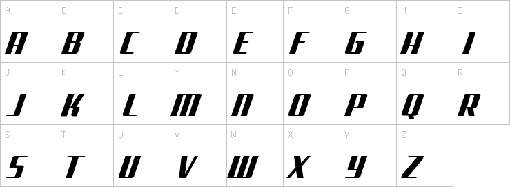 Uppercase characters