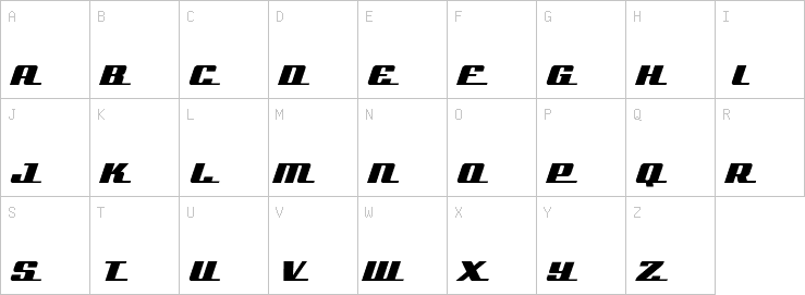 Uppercase characters