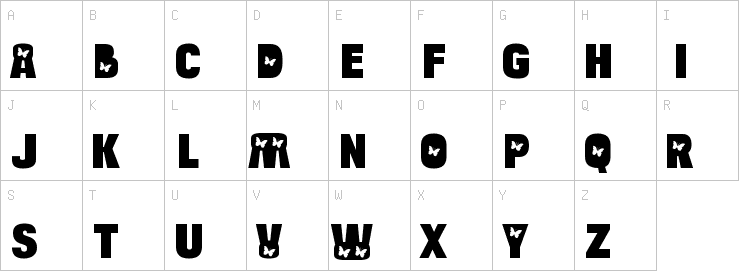 Uppercase characters