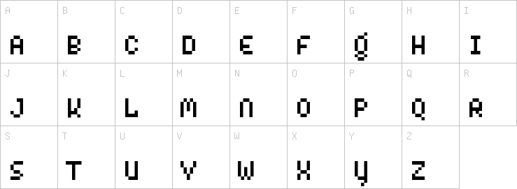 Uppercase characters