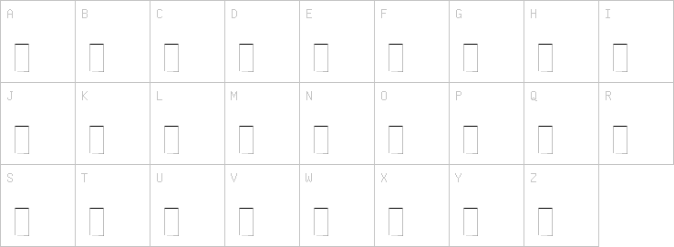 Uppercase characters