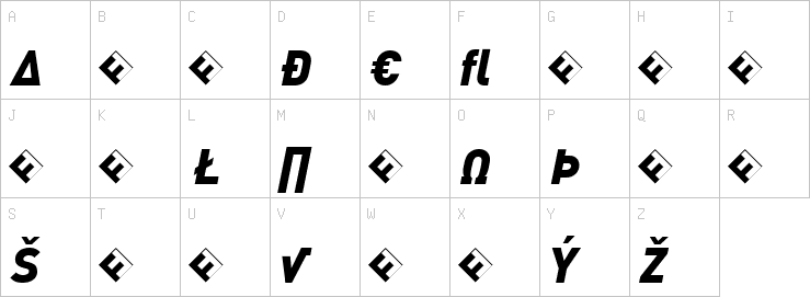 Uppercase characters