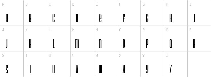 Uppercase characters