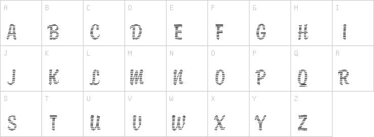 Uppercase characters