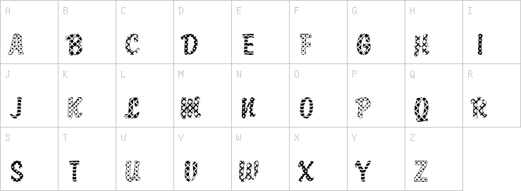 Uppercase characters