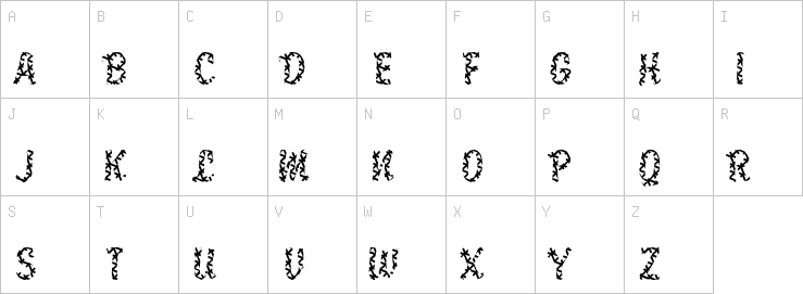 Uppercase characters