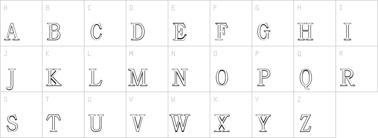 Uppercase characters