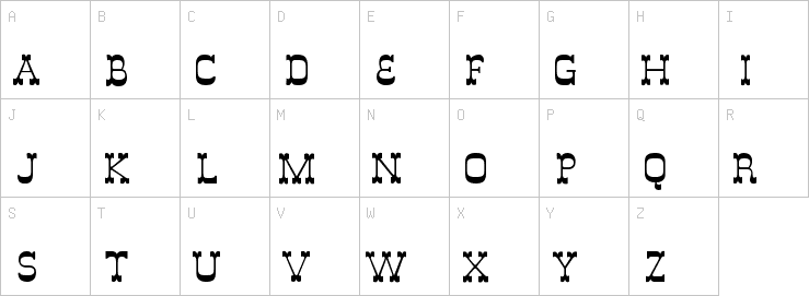 Uppercase characters