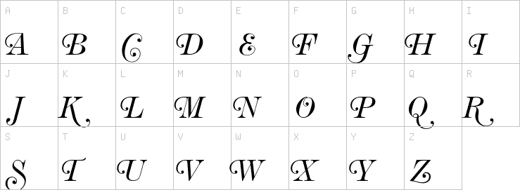 Uppercase characters