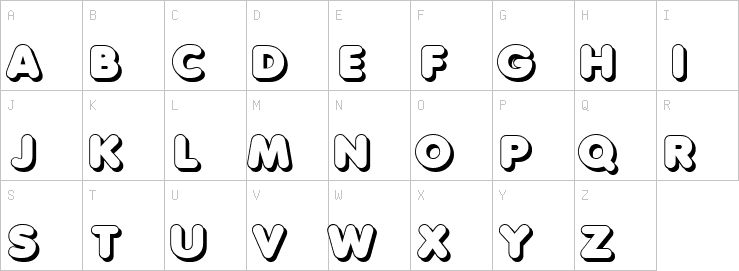 Uppercase characters