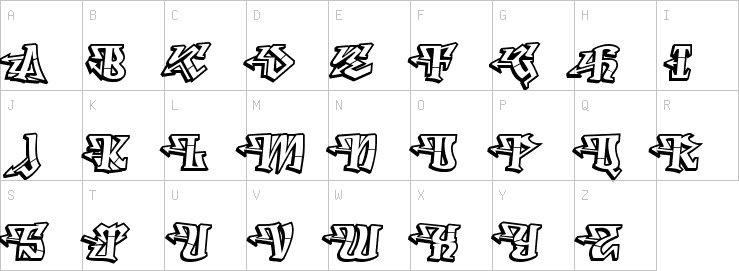 Uppercase characters