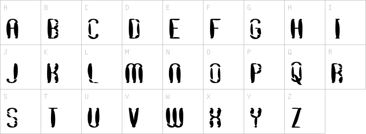 Uppercase characters