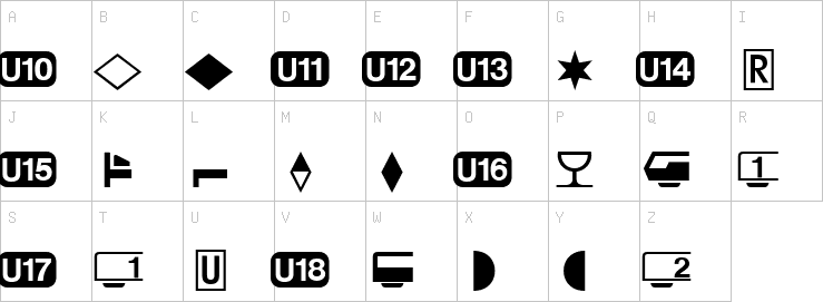 Uppercase characters