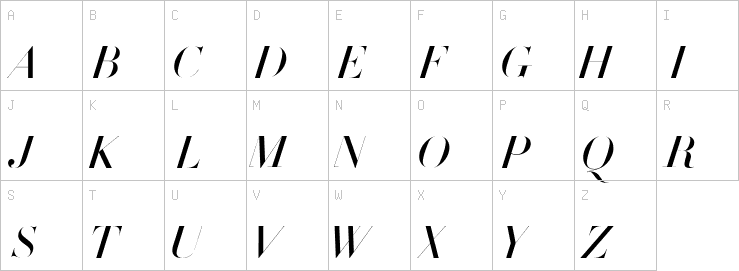 Uppercase characters