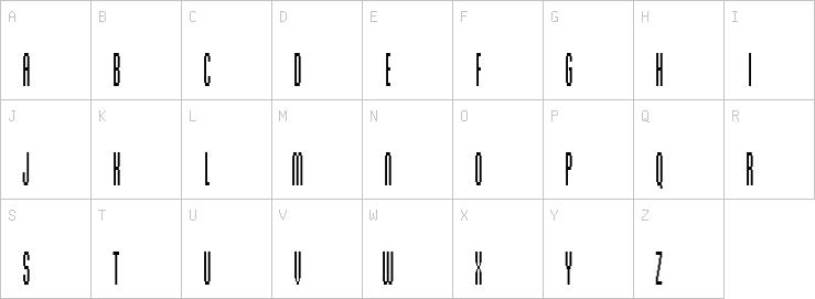 Uppercase characters