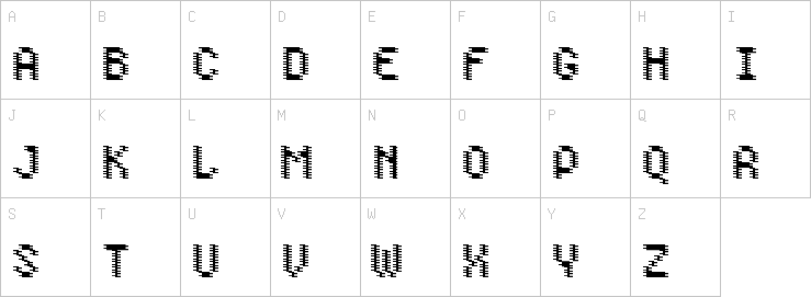 Uppercase characters