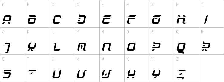 Uppercase characters