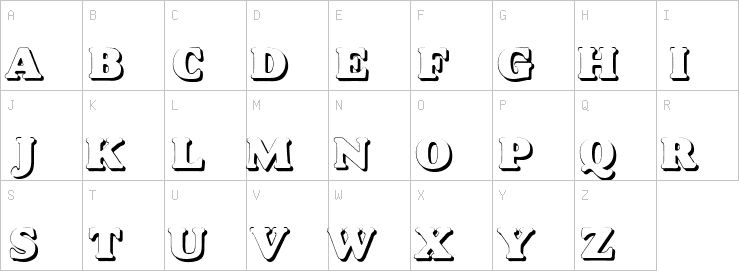 Uppercase characters