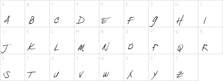 Uppercase characters