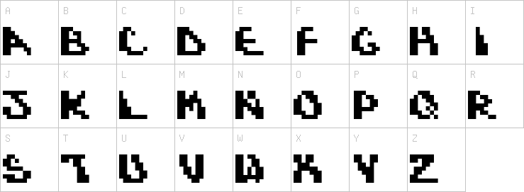 Uppercase characters