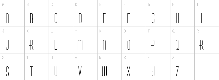 Uppercase characters