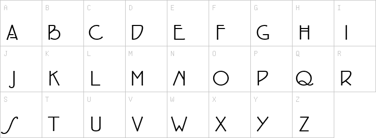 Uppercase characters