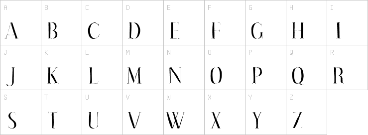 Uppercase characters